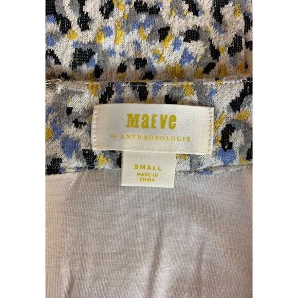 Maeve By Anthropologie Women's S Small Blue Yellow Pencil Dressy Career Skirt - Picture 5 of 12